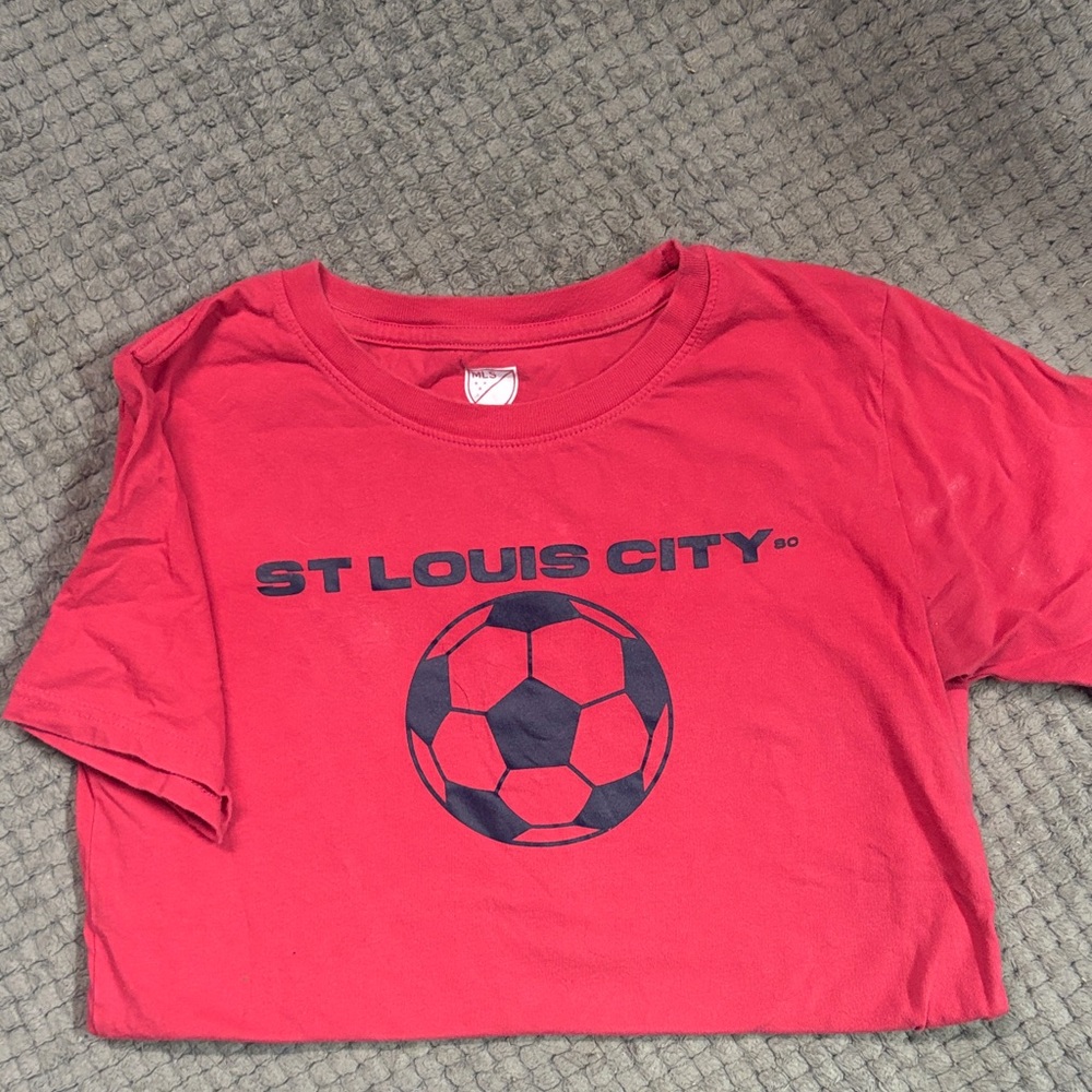 St. Louis City Kids' Red Soccer Tee